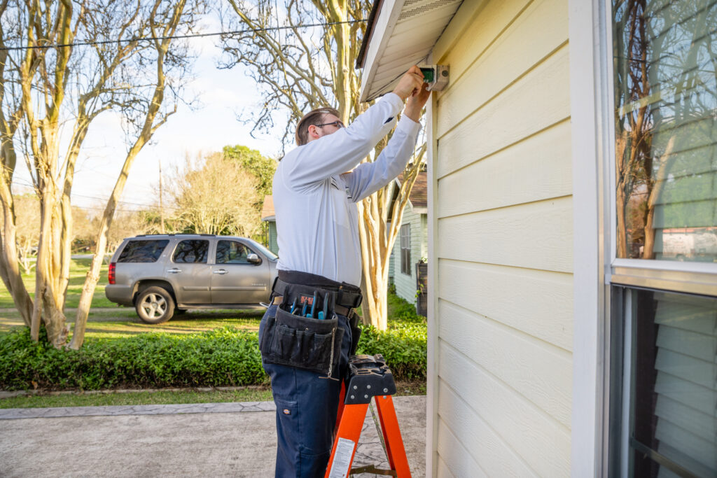 Cypress data line and network installation