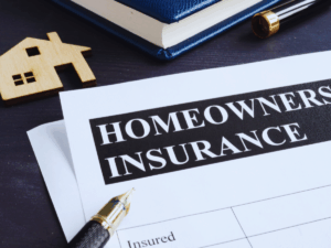 Homeowners insurance paperwork 
