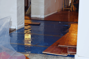 Water damage in Houston, TX home