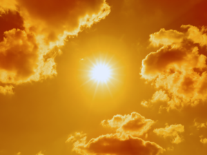 Summer heat in Houston, TX