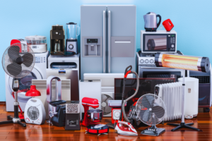 Collection of household appliances